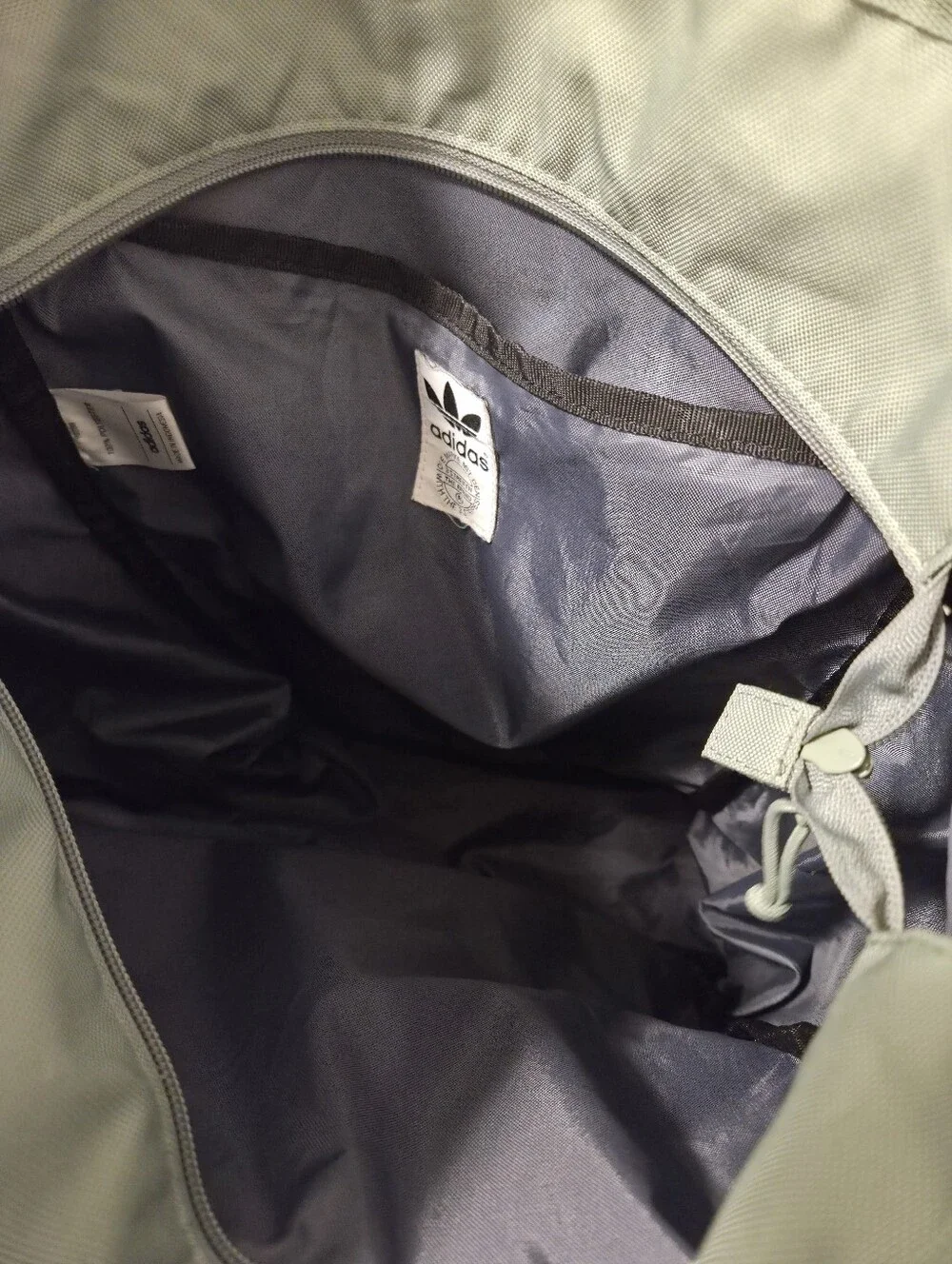 adidas Olive Green Canvas Messenger Tote